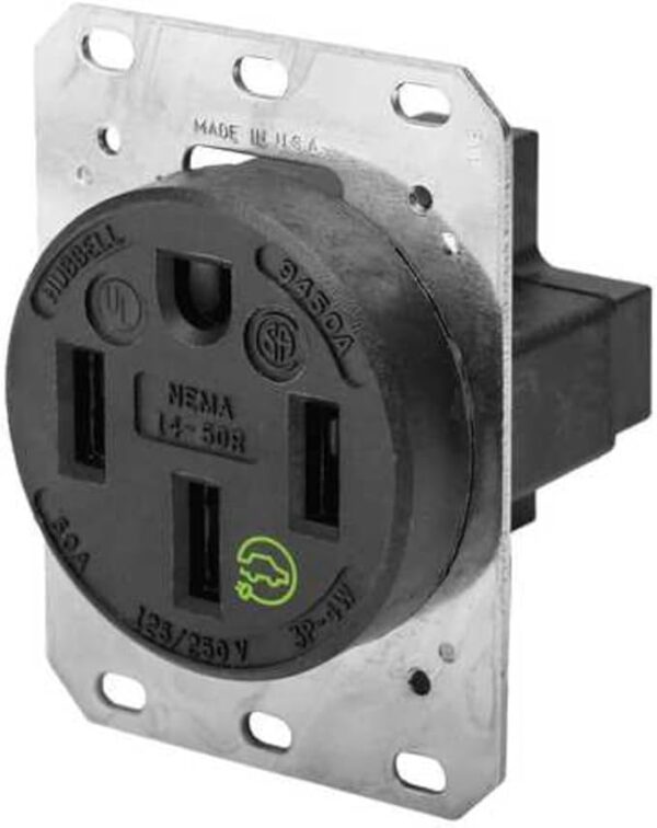 Hubbell Lighting 125V 50A 3-Pole 4-Wire Receptacle – HBL9450A